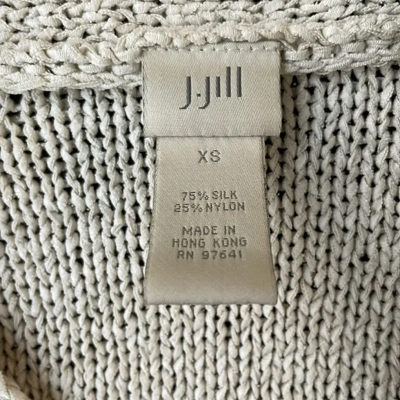 J Jill Womens Knit Cardigan Sz XS - Picture 3 of 8